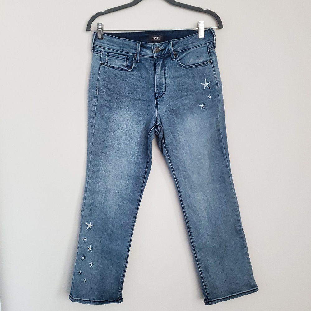 NYDJ Blue Jean with embroidered Stars